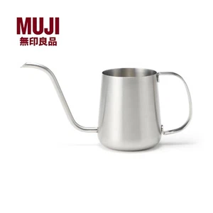 MUJI / Edelstahl Tropfkanne Kaffee 300 ml mit einer Skala 21,6 × 8,5 × 11,2 cm - Bild 1 von 6