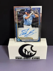 Jared Dickey Auto - 2024 Bowman Chrome Autograph #CPA-JDI Royals 1st RC Rookie - Bild 1 von 2