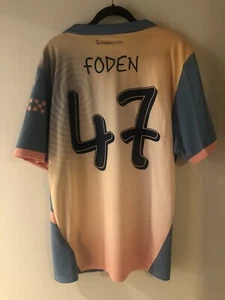 Manchester City X Oasis Puma Fourth Soccer Jersey Shirt Kit NWT Foden #47 2XL - Picture 1 of 9
