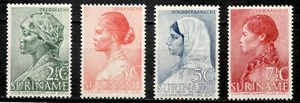 1940 Suriname Sc# B30-33 Semi-postal for Leper Care & Baby Food. MH stamps Cv$7 - Picture 1 of 1