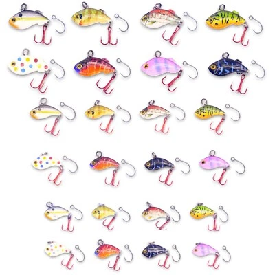 Señuelo de pesca en hielo de plástico duro Kenders K-Rip Mini Vibe Bait Jig Foto 1 de 4