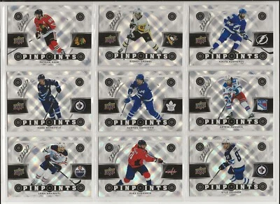 2022-23 UD MVP HOCKEY PINPOINTS INSERT SINGLES U CHOOSE FREE SHIPPING - Image 1 of 3