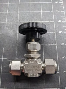 NEU Swagelok weiß 1/2" OD Nadelventil Neu OldStock SS-1VS8 5000 psi 316 - Bild 1 von 3