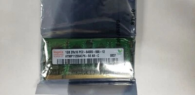 Hynix PC2-6400 (DDR2-800) 1 GB DIMM 800 MHz (HYMP112S64CP6 S6-AB) - Image 1 of 2