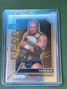 2022 Panini Prizm WWE Triple H Legend WWE Gold Card #9 - Picture 1 of 2