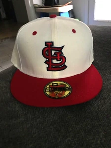 Hat Club St. Louis Cardinals New Era 59Fifty Exclusive Chrome 2Tone Size 7 1/2 - Picture 1 of 2