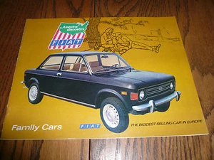 1974 Fiat Family Cars 124 Special Wagon 4 Door Sedan 128 2 Door Sedan Wagon  - Picture 1 of 5