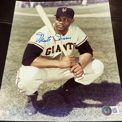 Monte Irvin Signed Autographed Signed 8x10 San Francisco Giants BAS Beckett - Image 1 of 4