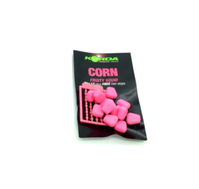 Korda Fruity SquidFlavour milho/milho afundamento lento, milho pop-up/milho e haltere - Imagem 1 de 2