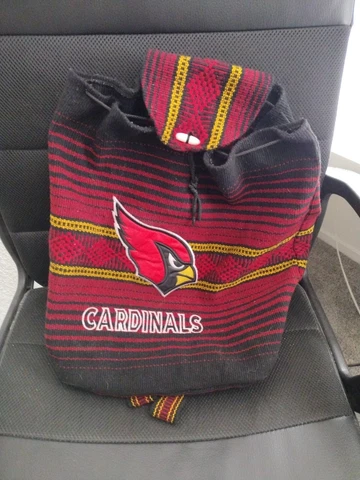 Men Women Backpack Arizona Cardinals Drawstring  Barely Used Good Condition Cover
