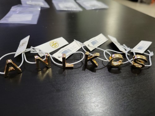 Tory Burch Ciondolo Iniziale Oro Ciondolo Collana Bracciale Borsa PER REGALO MULTIUSO