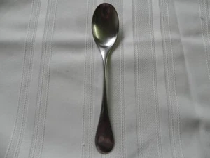 HACKMAN FINNLAND EDELSTAHL MANGO 8" PLATZ/OVALER SUPPENLÖFFEL KINDERMÄDCHEN STILL - Bild 1 von 1