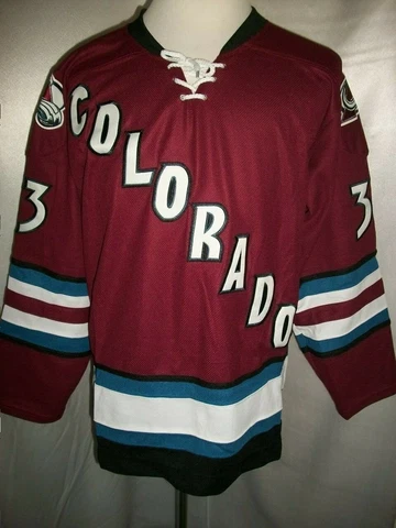 Patrick Roy Colorado Avalanche Burgundy "2001-2007 Throwback" CCM NHL Jersey Cover