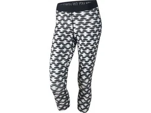 NWT WOMN NIKE 777408 PRINTED RELAY DRI FIT STAY WARM RUNNING FITNESS CAPRI  $65 - Picture 1 of 1