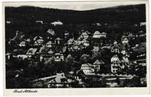 Ansichtskarte Bad Altheide/Polanica-Zdroj - Blick auf die Stadt - schwarz/weiß - Picture 1 of 2