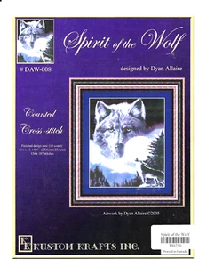Punto de Cruz Contado Artecy Espíritu del Lobo DAW008 Patrón 2005 NUEVO De Colección - Imagen 1 de 8