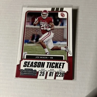 Joe Mixon Bengals 2021 Contenders Draft Picks #62  NM - Image 1 of 2