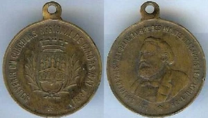 Medaille Souvenir - CAHORS 1881 Souvenir des regionalen landwirtschaftlichen Wettbewerbs GAMBETTA - Bild 1 von 1