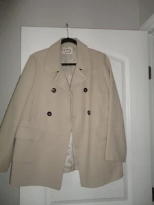 AGNONA Jacke Peacoat/Damen/Made in Italy/Ecru/Wolle/42 - Bild 1 von 8