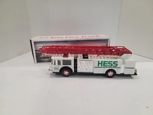 1989 Hess Fire Truck ~ Dual Sound Siren Toy, Lights & Sounds Work, Broken Wheel - Picture 1 of 12