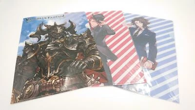 Granblue Fantasy Clear File Set Mini Size Poster Style Japan Version USED Items - Image 1 of 4