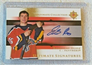 Florida Panthers Rostislav Olesz Signed 2005/06 Ultimate Collection Auto Card - Picture 1 of 1