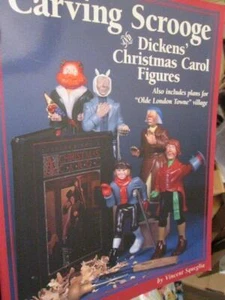 Carving Scrooge-Dickens' Christmas Carol Figures Book-Squeglia-Includes Village - Bild 1 von 4