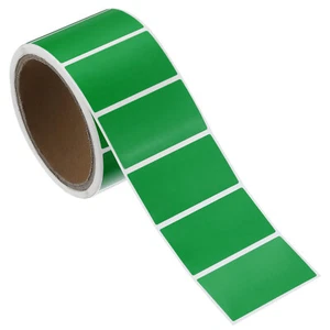 300pcs Colored Direct Thermal Labels Sticker 2.25x1.25 Inch, Green - Picture 1 of 6