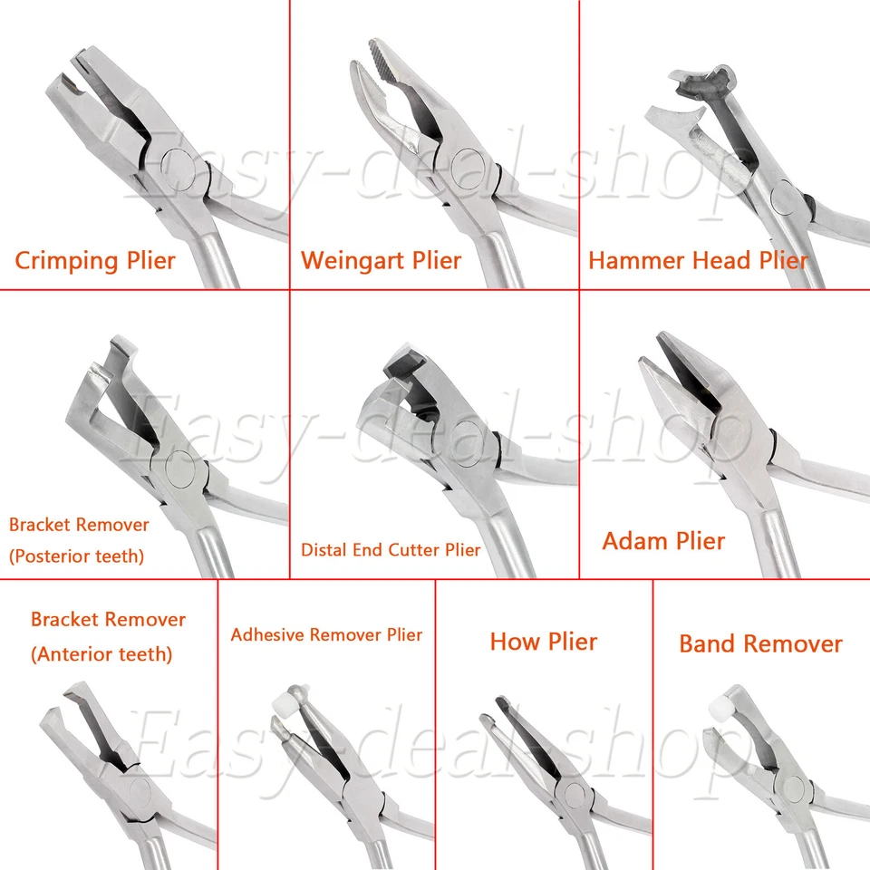 Ortho Tooth Braces Pliers Surgical Orthodontic Pliers Dental Instruments Tools - Image 1 of 1