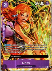 Nami (arte alternativo) R Premium Booster -The Best- Vol. 2 PRB02-012 NM - Imagen 1 de 2