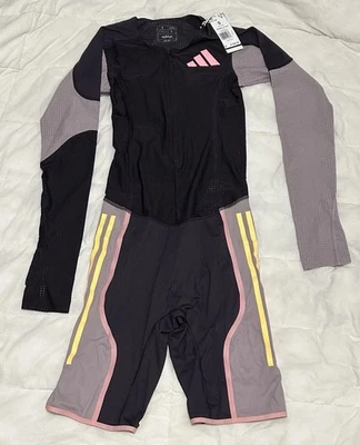 Adidas Pro Elite Team Promo LS Speedsuit 2024 Mens Small Purple IN1130 NEW - Image 1 of 4