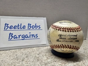 Tulsa Drillers MiLB Rangers MLB 1983 handsignierter Baseball mit 21 Autos ohne Echtheitszertifikat - Bild 1 von 6