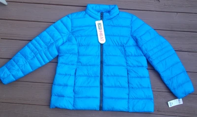 32 Degrees Cloudfill Blue Full Zip Packable Puffer Jacket Men's  XXL, NEW - NWT - Image 1 of 4