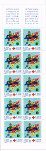 Francia 2000 Yvert BC2049 Cruz Roja Folleto Sin Doblar (CF) - Imagen 1 de 2