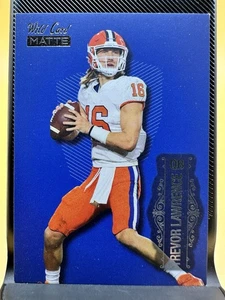 2021 Trevor Lawrence Wild Card Matte Premier Blue Rookie Card #LBC-1 Jags EB - Picture 1 of 4
