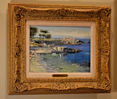 Thomas Kinkade Pacific Grove Plein-Air Oil Painting S/N Certificate Lithograph - Image 1 of 4