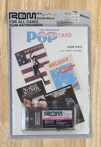 Vintage Casio ROM Pack RO-265 Today's Superstars 80’s Pop w/Songbook NEW SEALED - Picture 1 of 3