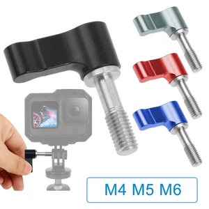 M4-M6 1/4 Stellschrauben Aluminium Justieren Festziehen Verriegelung T-förmiger Griff - Bild 1 von 18