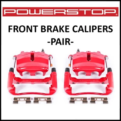 Суппорты переднего тормоза PowerStop с кронштейнами подходят для 2004 Ford F-150 новый кузов 6/7 зажим - Изображение 1 из 2