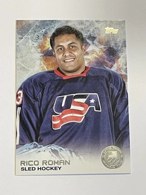 2014 Topps U.S. Olympic & Paralympic Team Silver Medal #73 - Rico Roman - USA - Image 1 of 2