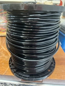 500' Encore SuperSlick Elite THHN-4-STR-BLK-ENW-CUT Building Wire 4 AWG Stranded - Picture 1 of 2