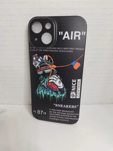 Sports Shoes Air Sneakers Designed for iPhone 14 Case 6.1 Inch Black - Picture 1 of 3