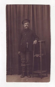 ca1910 an Armenian in Uniform silver belt Armenia Cabinet Original Photo - Picture 1 of 2