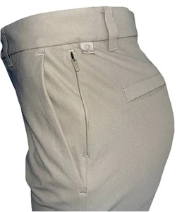 Perfect LULULEMON Men's COMMISSION Pants Slim Fit *Warpstreme-Khaki-Size 34 x 31 - Picture 1 of 11