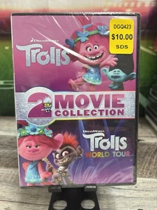 Trolls / Trolls World Tour 2-Movie Collection (DVD) Sealed! Free Shipping! - Picture 1 of 1
