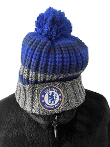 Chelsea  FC Chunky BOBBLE Hat - Picture 1 of 4