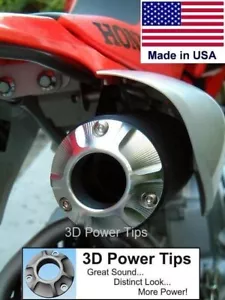 PUNTA DE ALIMENTACIÓN 3D PARA SILENCIADOR DE ESCAPE HONDA CRF125 CRF 125 - con PANTALLA ANTICHISPAS - Imagen 1 de 10