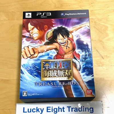 PS3 One Piece Pirate Warriors First Treasure Box Limited Bonus pin badge book - Image 1 of 4