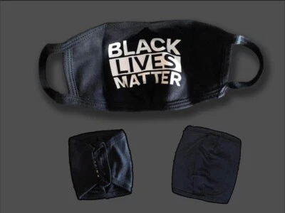 BLACK LIVES MATTER Face Fashion Mask Washable Reusable 100% Cotton FLOYD #BLM - Image 1 of 4