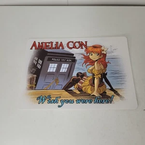 Amelia Islands Con Anime Wish You Were Here Postal Sonny Strait 2014 Dr Who - Imagen 1 de 4